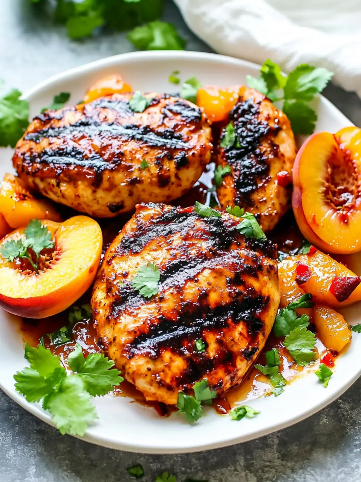 Grilled Chili Peach Chicken for Quick Summer Bliss 3 Grilled Chili Peach Chicken