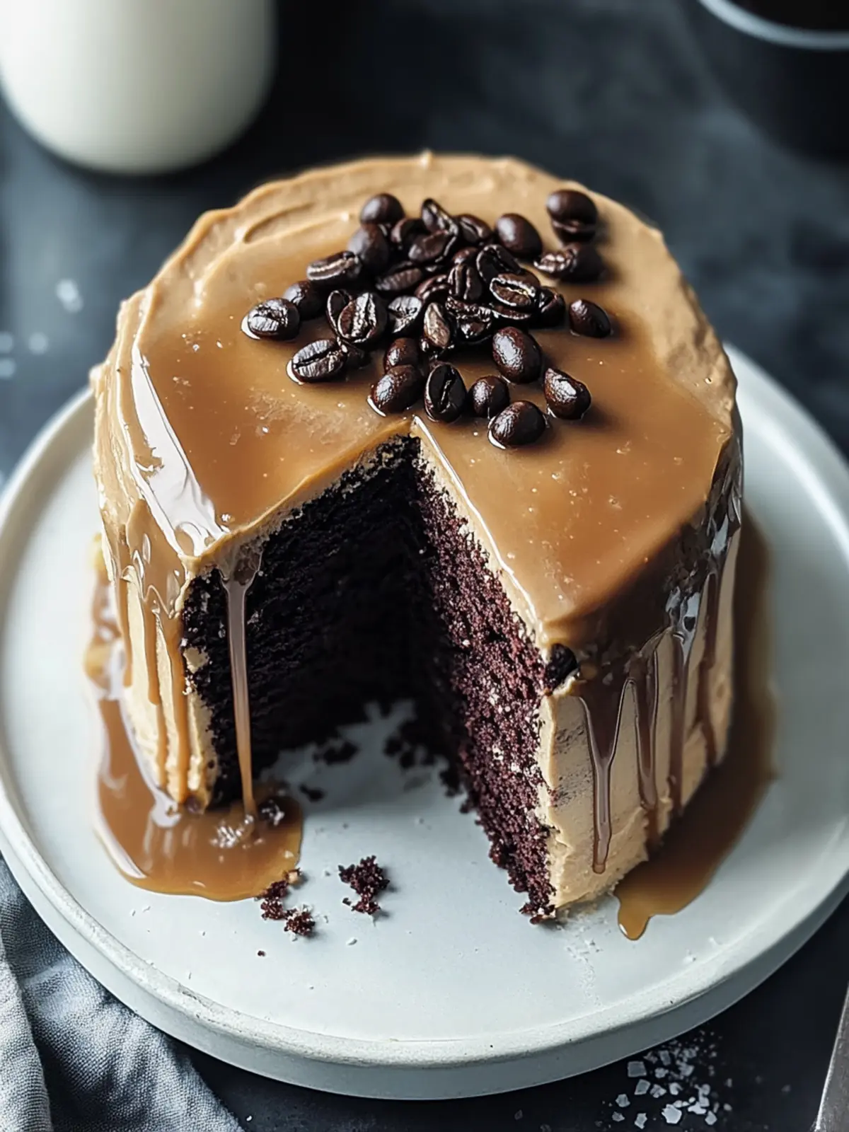 Indulge in Salted Caramel Espresso Chocolate Cake Bliss 2 Salted Caramel Espresso Chocolate Cake