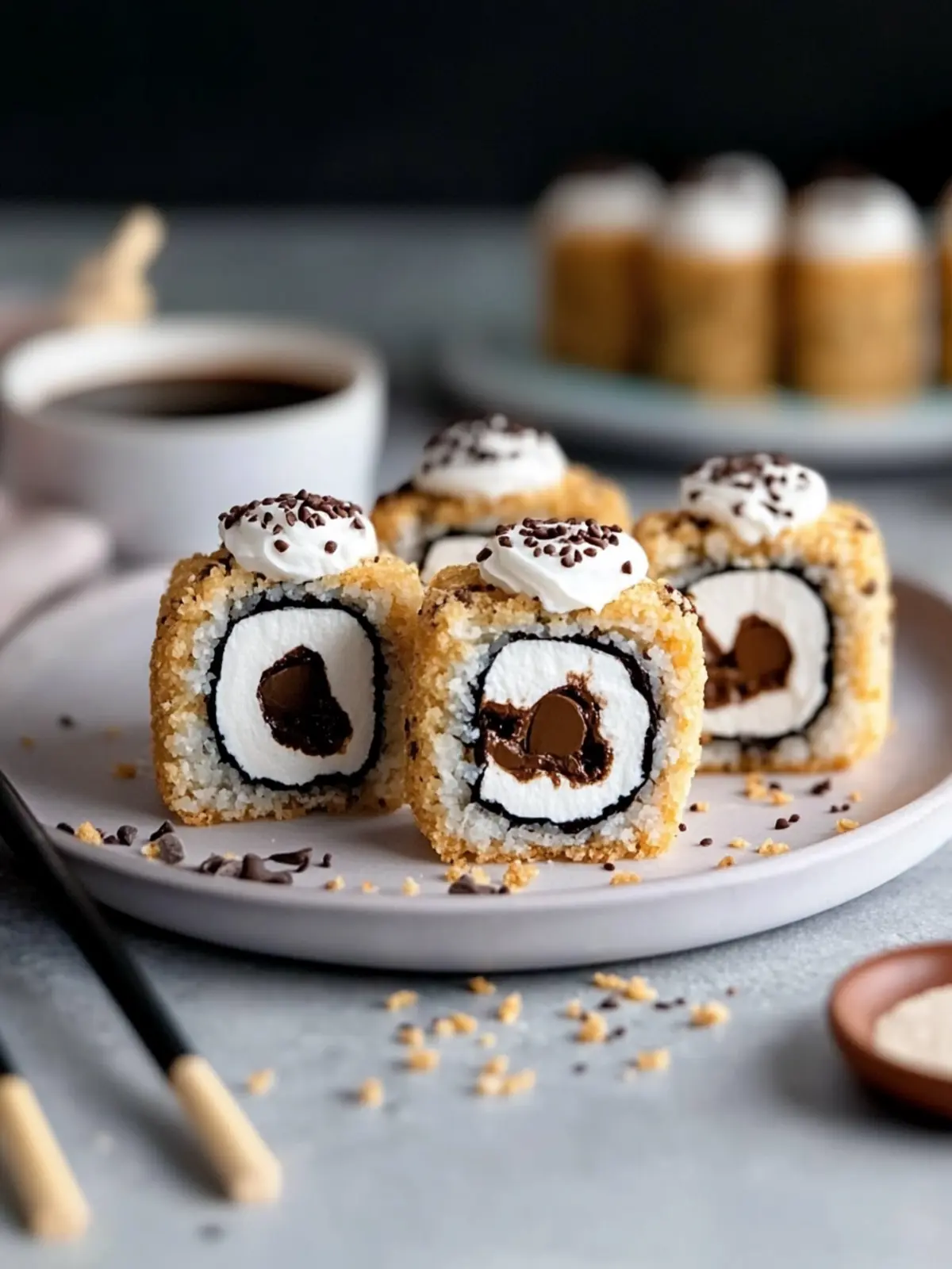 Chocolate Chip Cookie Sushi: A Fun No-Bake Treat You’ll Love 4 Chocolate Chip Cookie Sushi