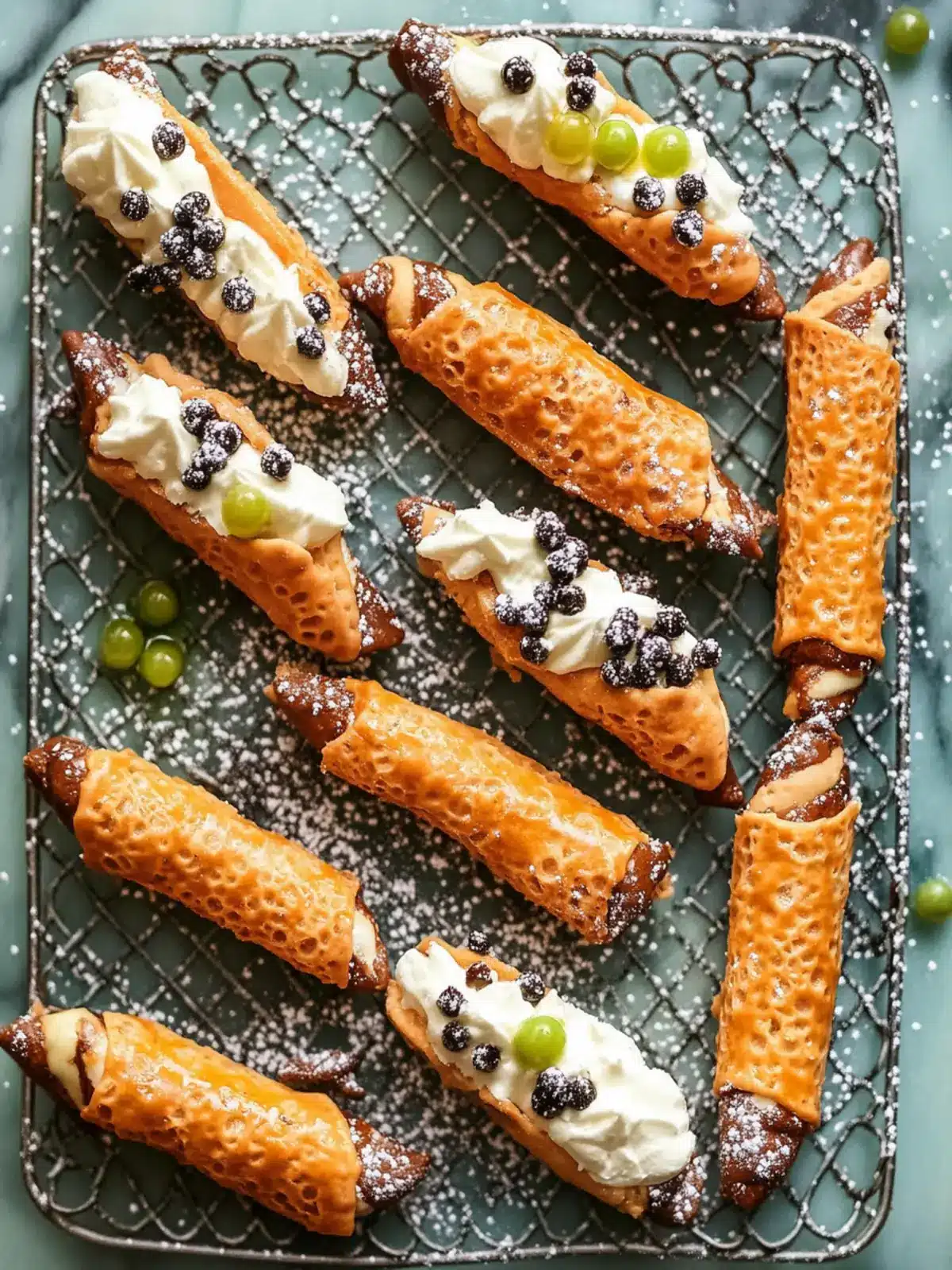 Delicious Florentine Cannoli with a Sweet Twist of Orange zest 2 Florentine Cannoli