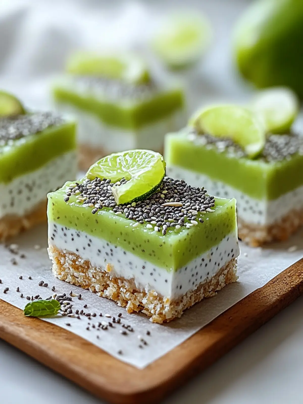 Coconut Lime Chia Pudding Bars for a Guilt-Free Indulgence 5 Coconut Lime Chia Pudding Bars