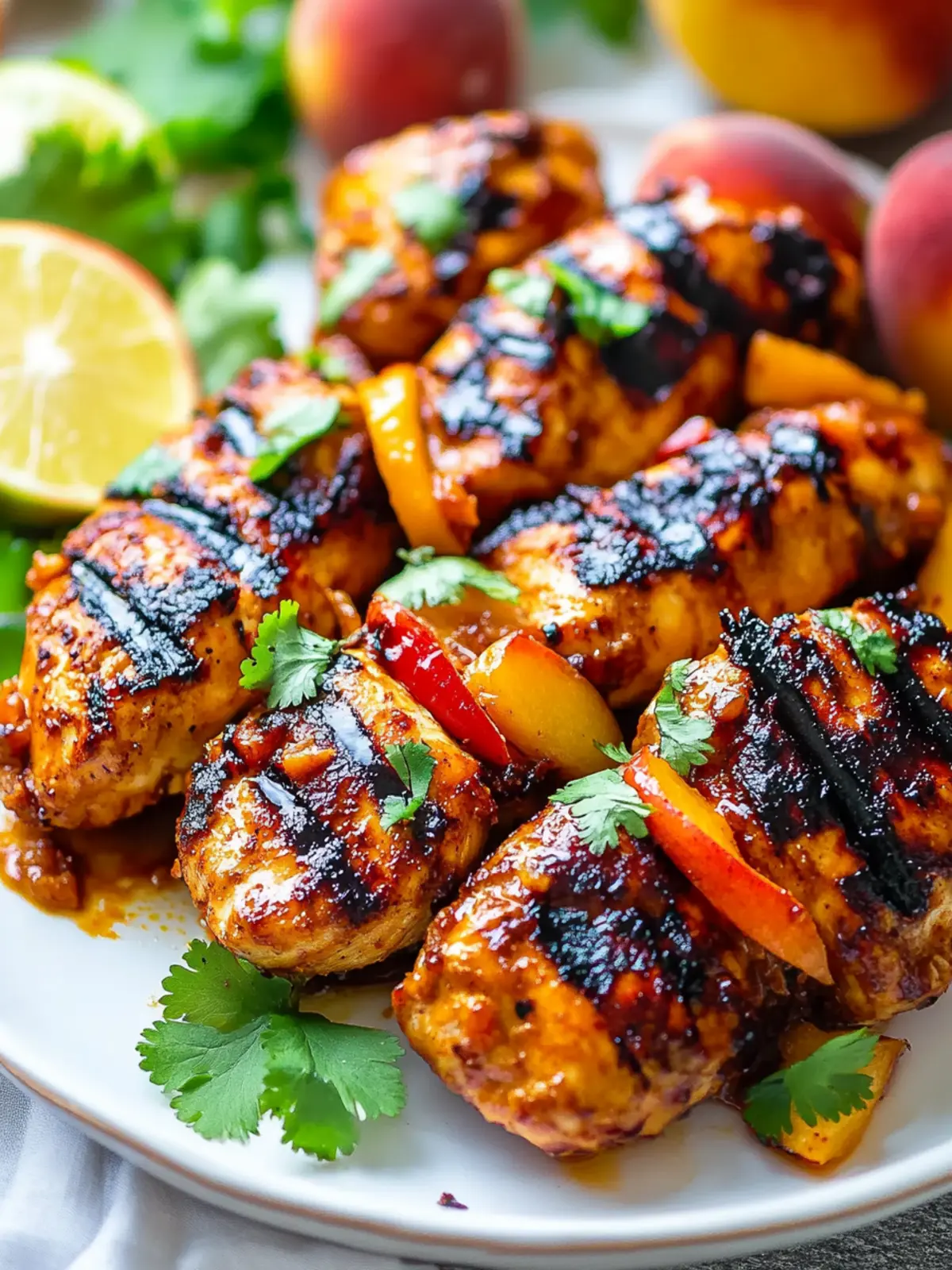 Grilled Chili Peach Chicken for Quick Summer Bliss 4 Grilled Chili Peach Chicken
