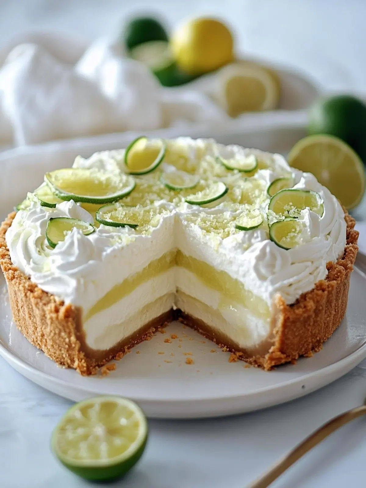 Triple Decker Key Lime Pie That's Perfect for Hot Days 4 Triple Decker Key Lime Pie