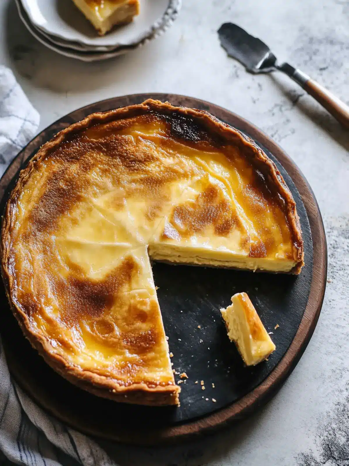 Crustless Greek Honey & Cheese Pie: A Simple Slice of Heaven 3 Crustless Greek Honey & Cheese Pie