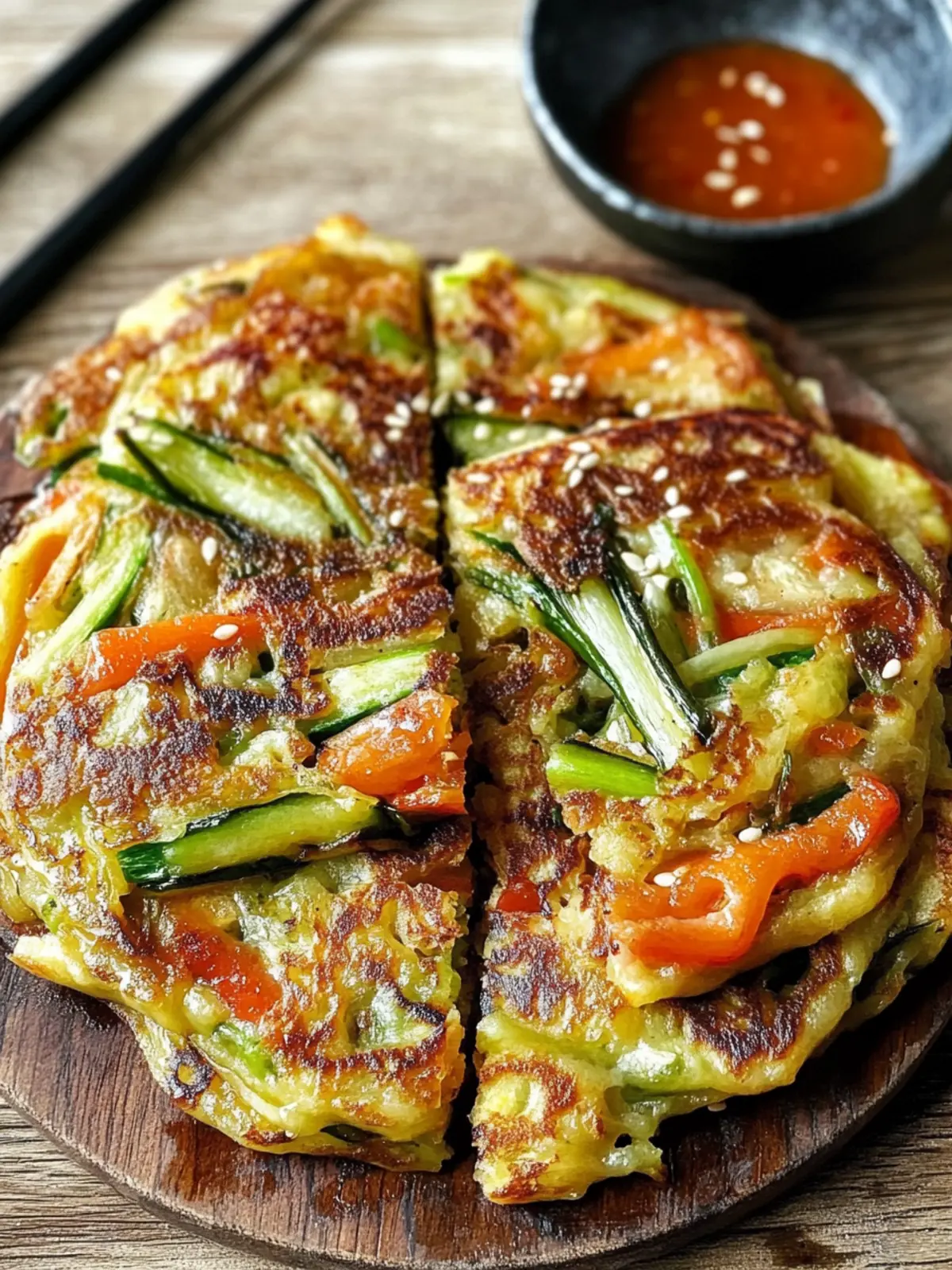 Crispy Korean Vegetable Pancakes You’ll Love to Make at Home 3 Korean Vegetable Pancakes