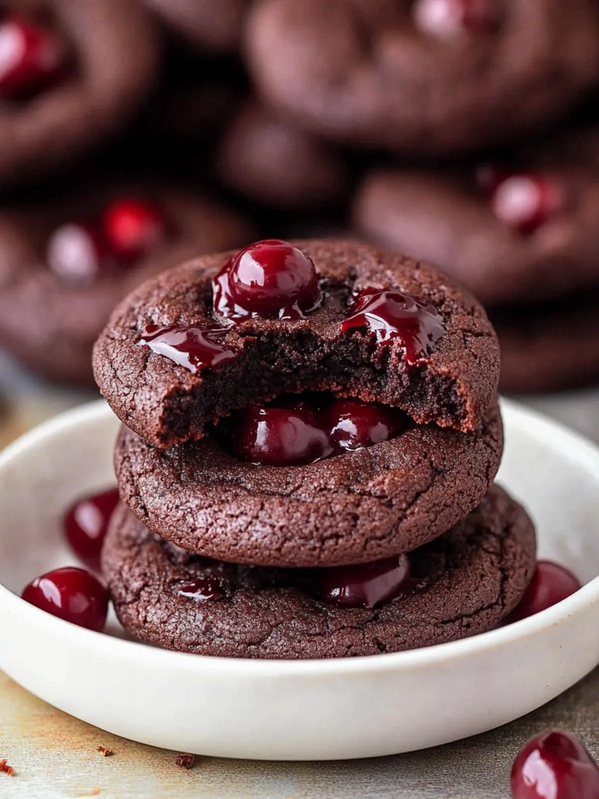 Decadent Chocolate Cherry Cookies for Your Sweet Tooth Fix 4 Chocolate Cherry Cookies