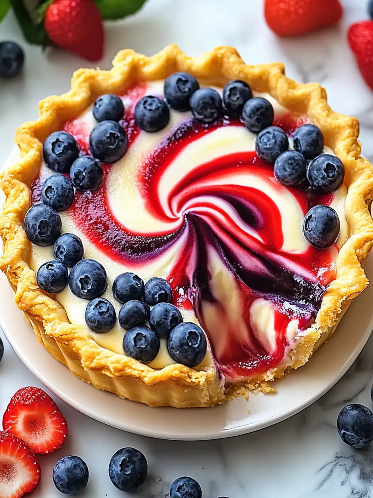 Festive Swirl Pie: A No-Bake Treat for Summer Celebrations 2 Swirl Pie