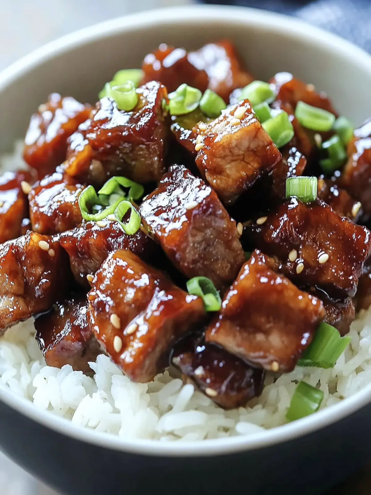 Sweet Caramelized Pork with Rice for a Cozy Dinner Delight 5 Sweet caramelized pork with rice