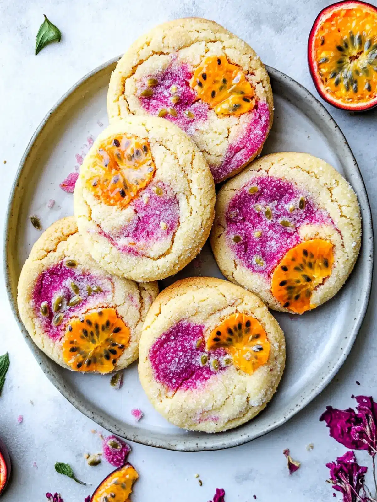 Tropical Passionfruit Sugar Cookies for Sweet Summer Bliss 2 Passionfruit Sugar Cookies