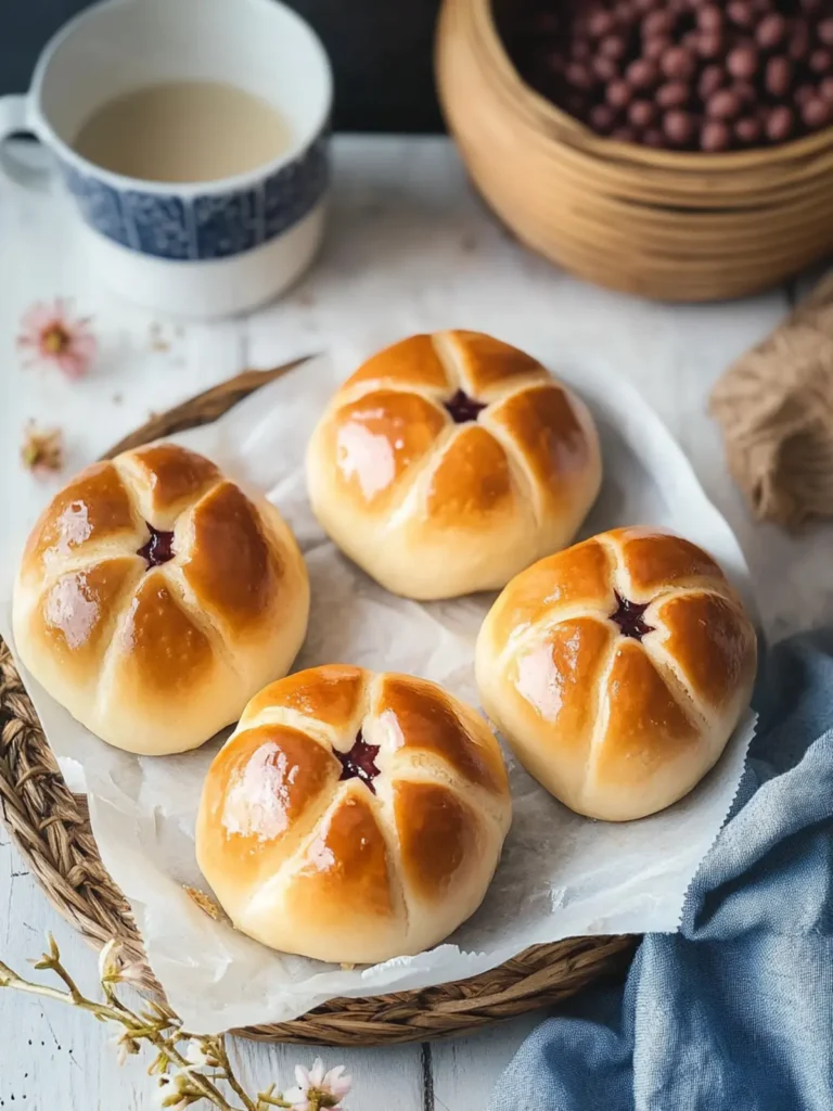Red Bean Milk Buns