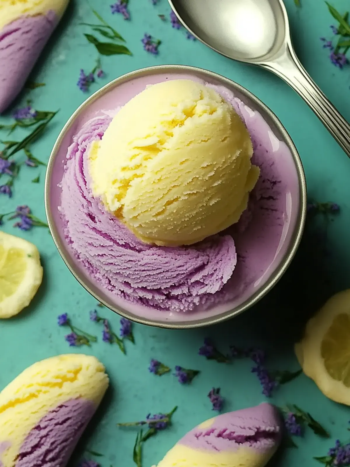 Make Irresistible Moon Mist Ice Cream: Fun Banana & Grape Swirl 3 Moon Mist Ice Cream