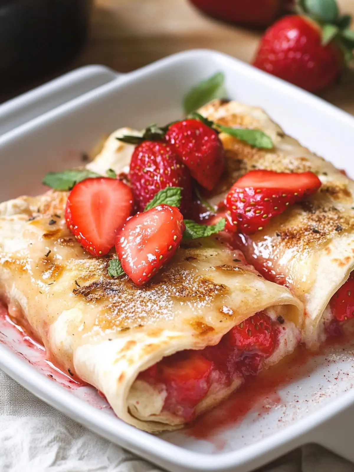 Strawberry Pie Enchiladas – Sweeten Your Dessert Game Today 2 Strawberry Pie Enchiladas