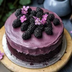 Decadent Blackberry Velvet Gothic Cake for Show-Stopping Desserts 5 Blackberry Velvet Gothic Cake