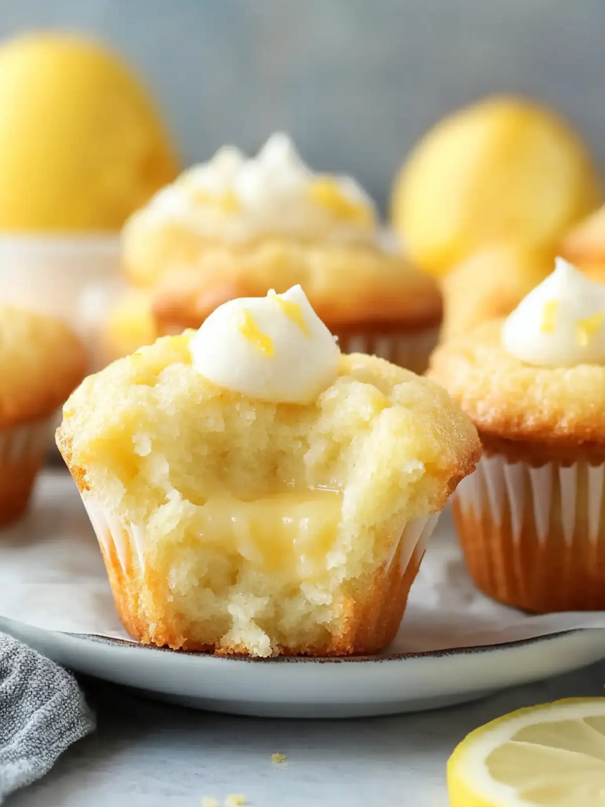Lemon Cream Cheese Muffins Bursting with Flavor and Fun 4 Lemon Cream Cheese Muffins
