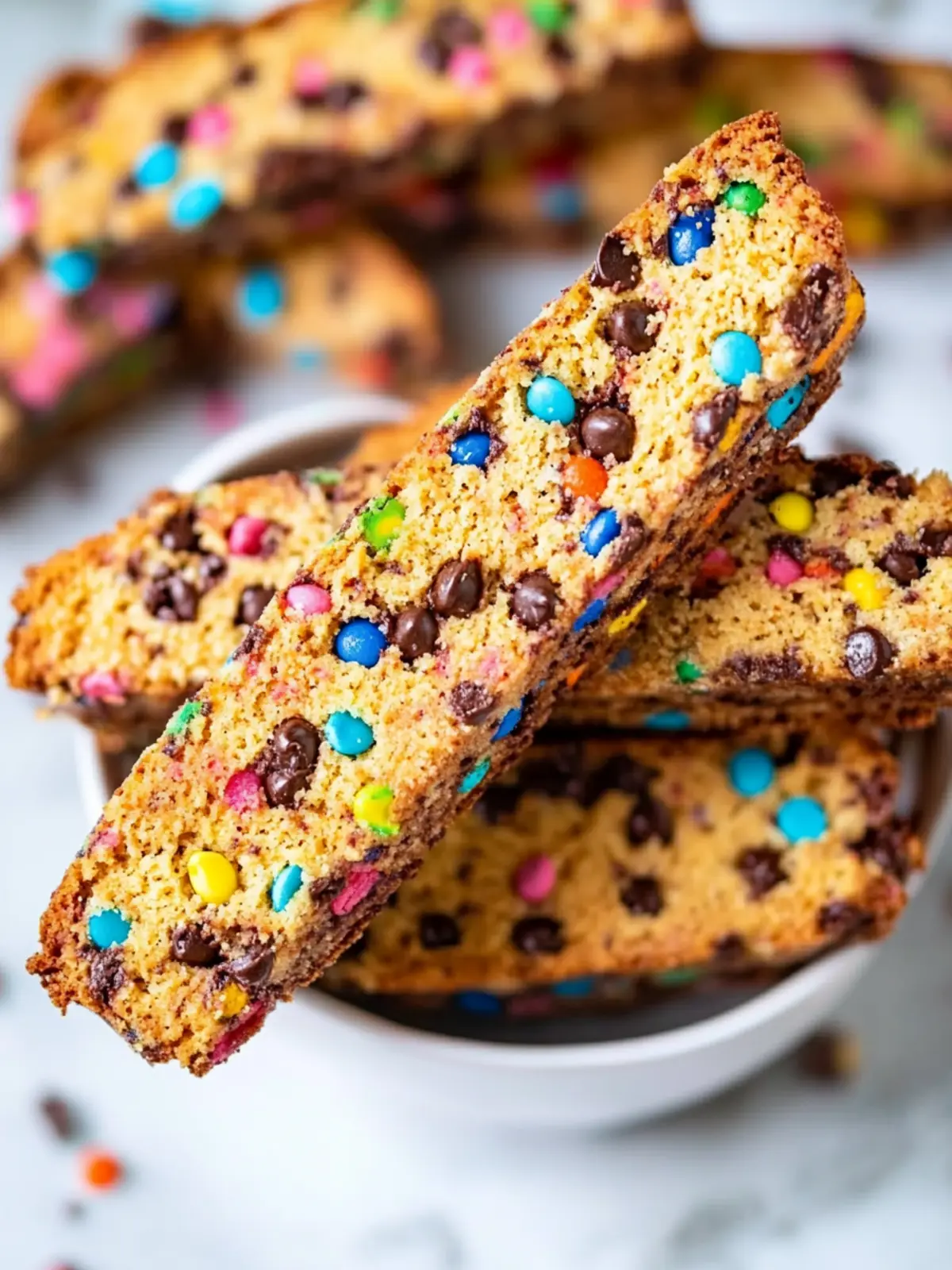Chocolate Chip Rainbow Biscotti for Festive Fun and Flavor 4 Chocolate Chip Rainbow Biscotti
