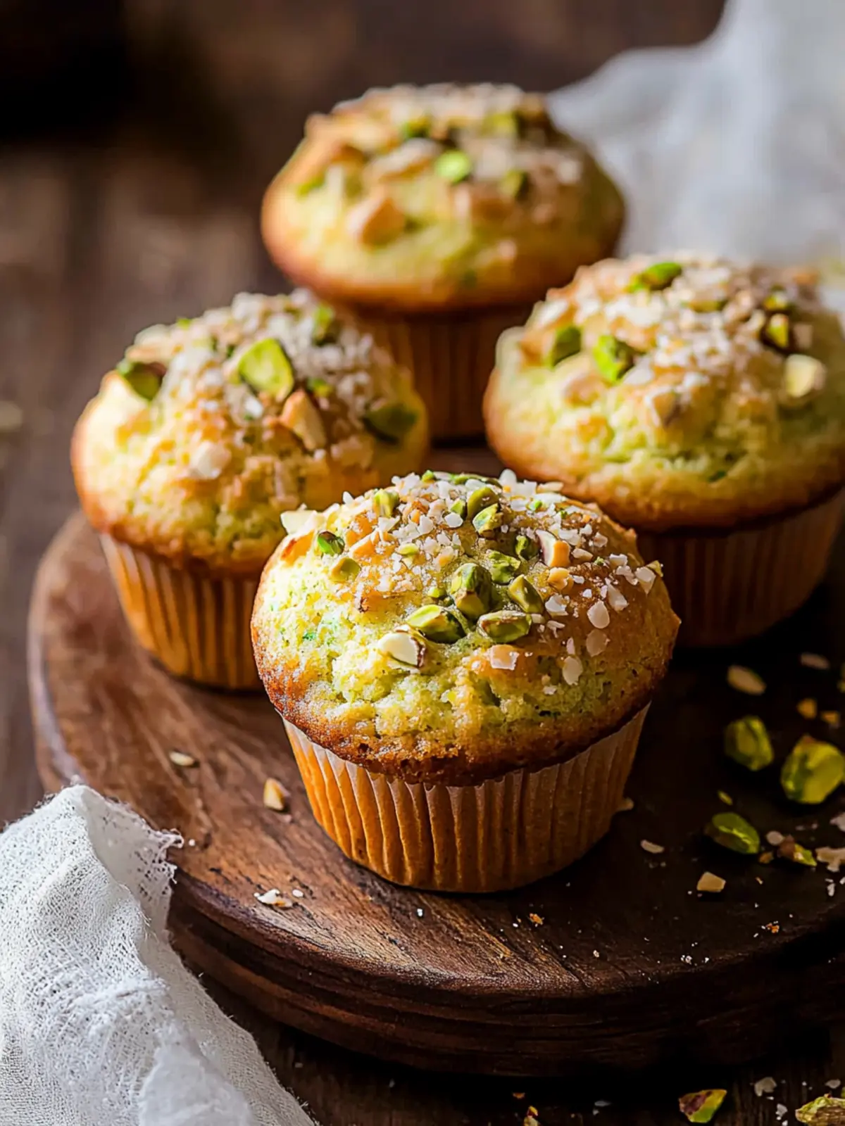 Irresistible Pistachio Muffins You'll Crave at Home 2 Pistachio Muffins