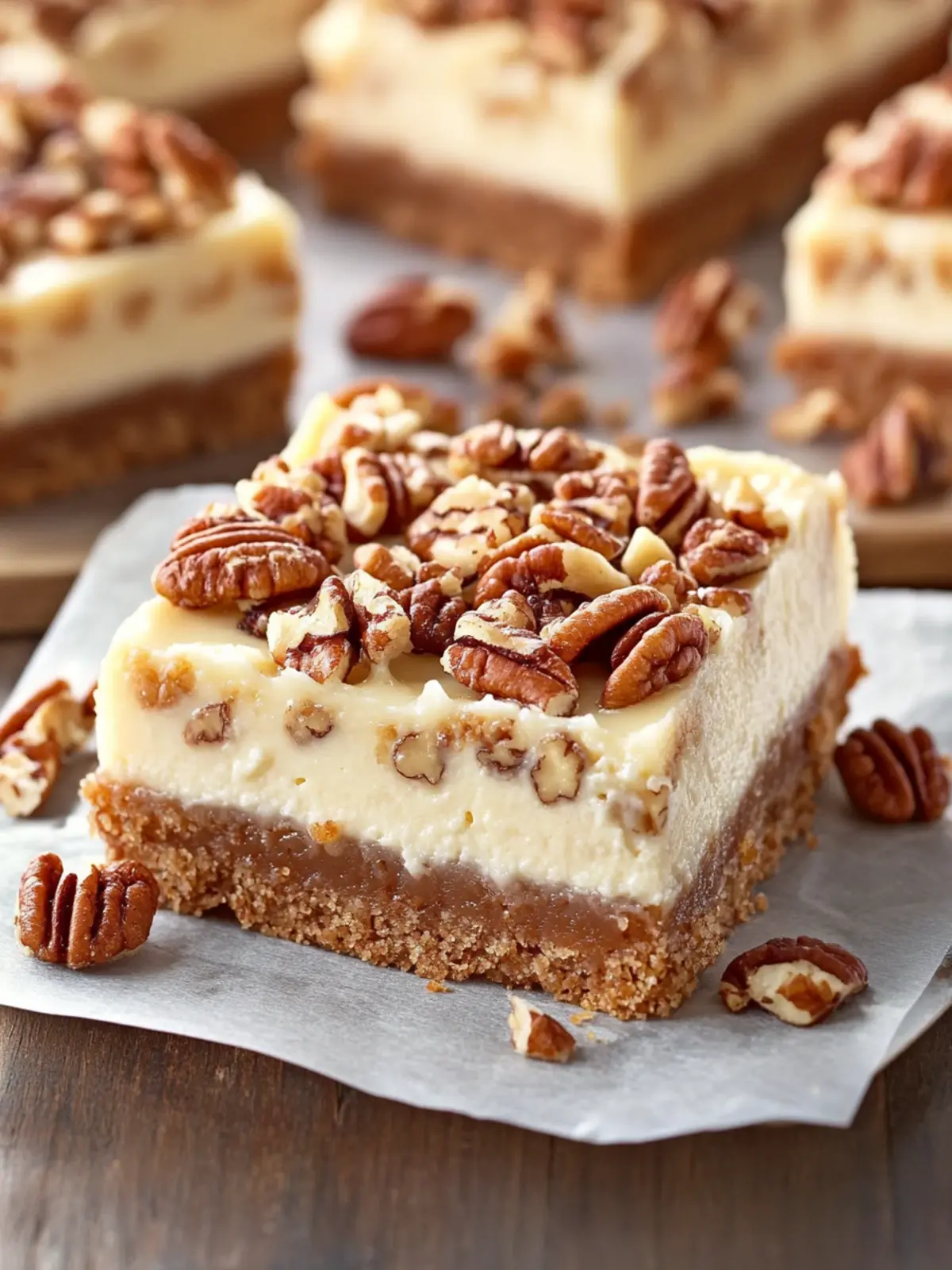 Irresistible Pecan Pie Cheesecake Bars You'll Crave Forever 4 Pecan Pie Cheesecake Bars