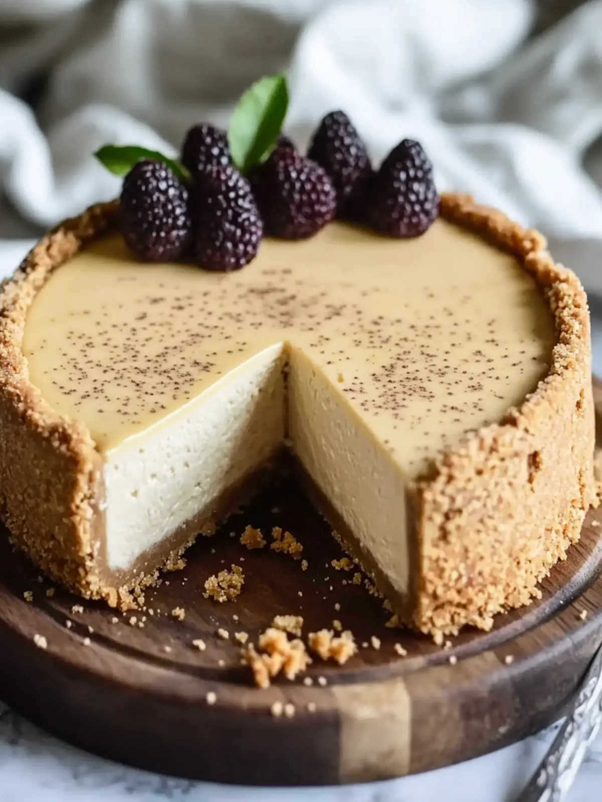 Irresistible Vanilla Bean Brown Butter Cheesecake Recipe 3 Vanilla Bean Brown Butter Cheesecake