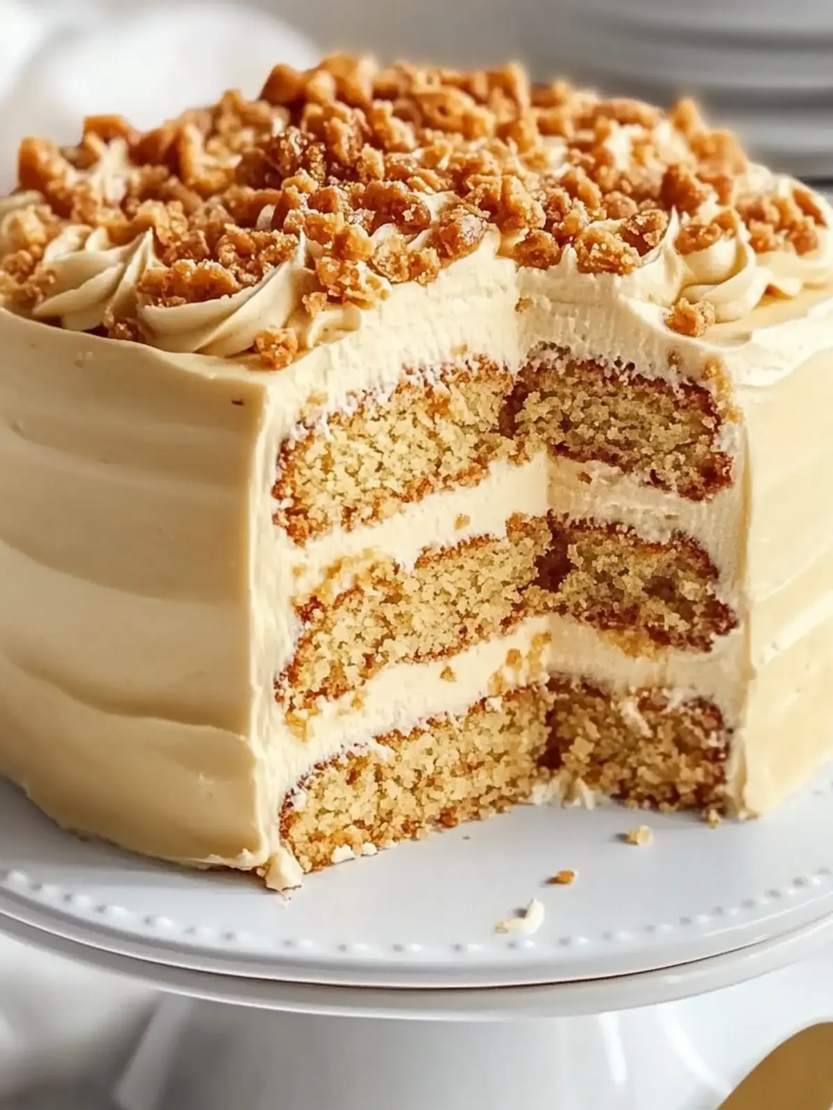 Delicious Butterscotch Crunch Cake for Cozy Celebrations 4 Butterscotch Crunch Cake