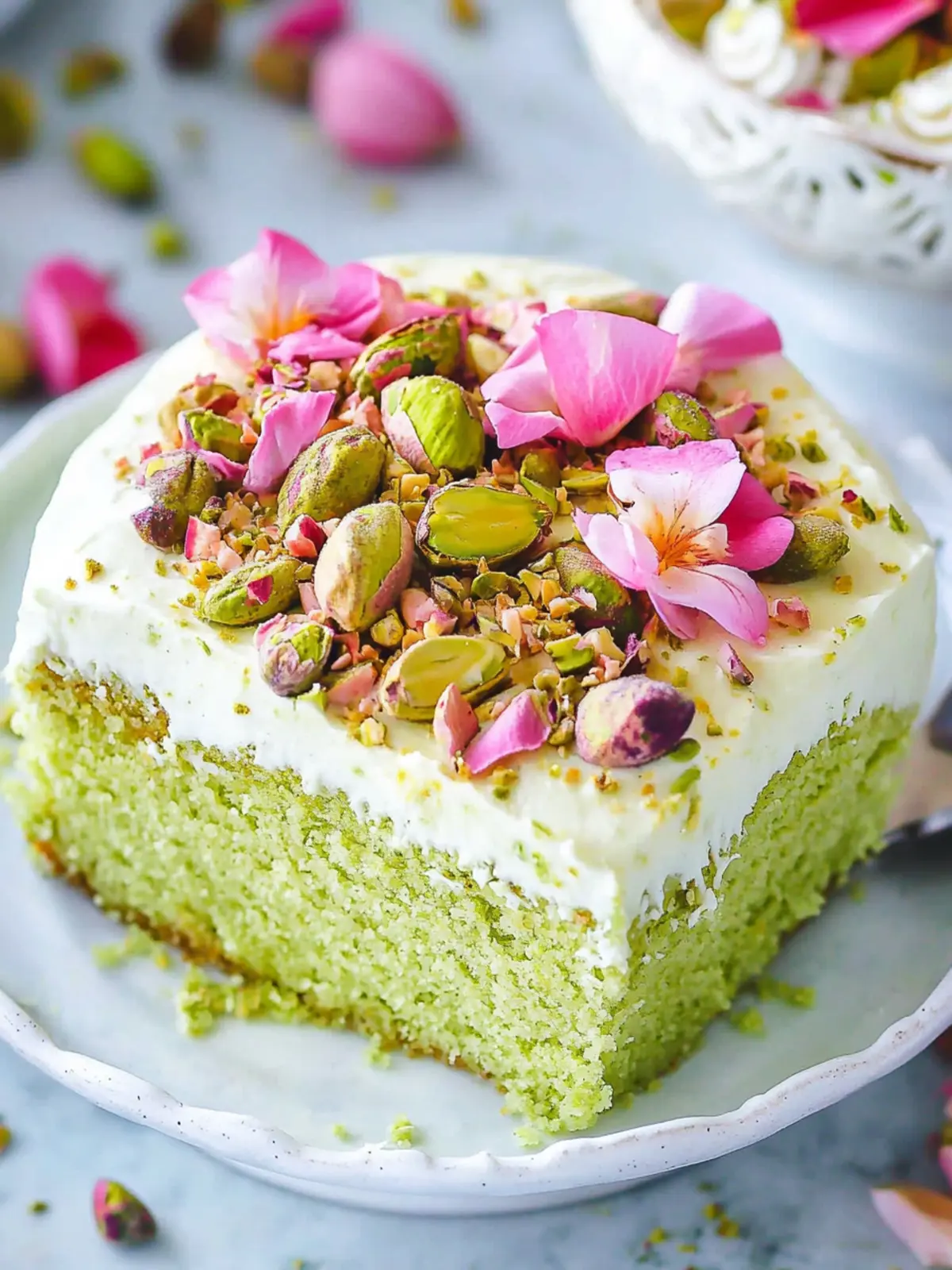 Decadent Pistachio Milk Cake to Delight Your Taste Buds 4 Pistachio Milk Cake