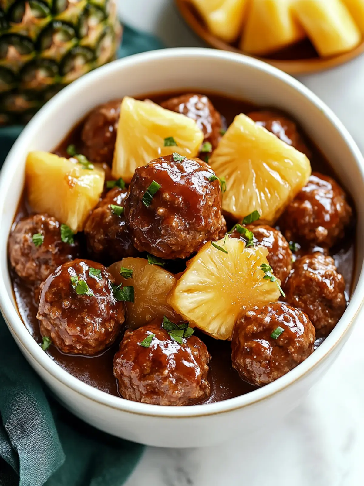 Irresistible Slow Cooker Meatball Pineapple for Easy Gatherings 5 Slow Cooker Meatball Pineapple