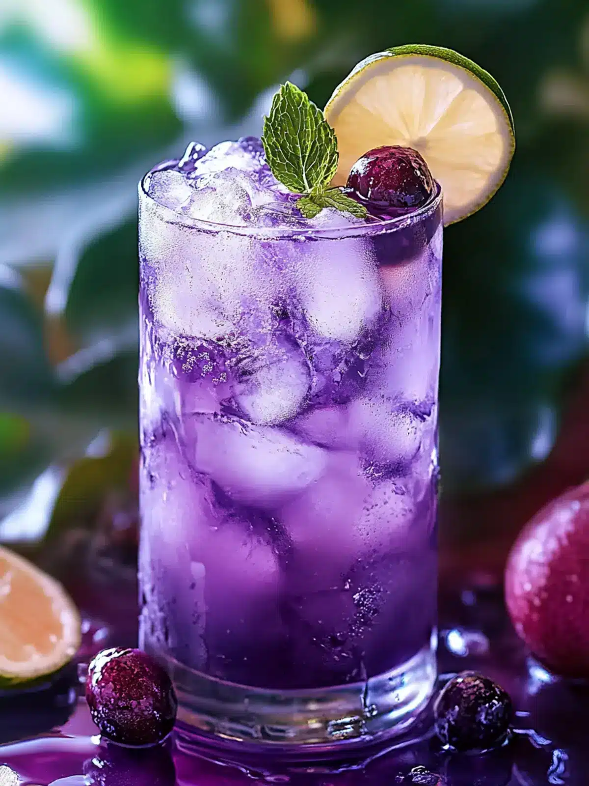 Tropical Jamaican Purple Rain Cocktail: Refreshing Bliss Awaits 3 Jamaican Purple Rain