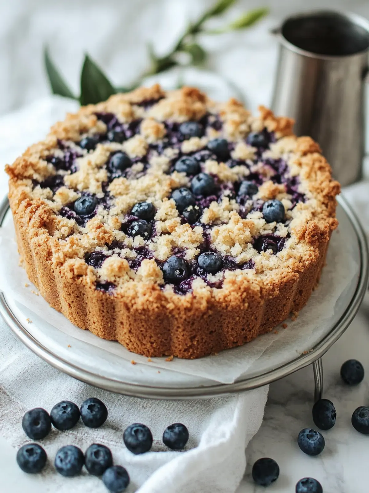 Delicious Blueberry Coffee Cake with Buttery Streusel Topping 2 Blueberry Coffee Cake