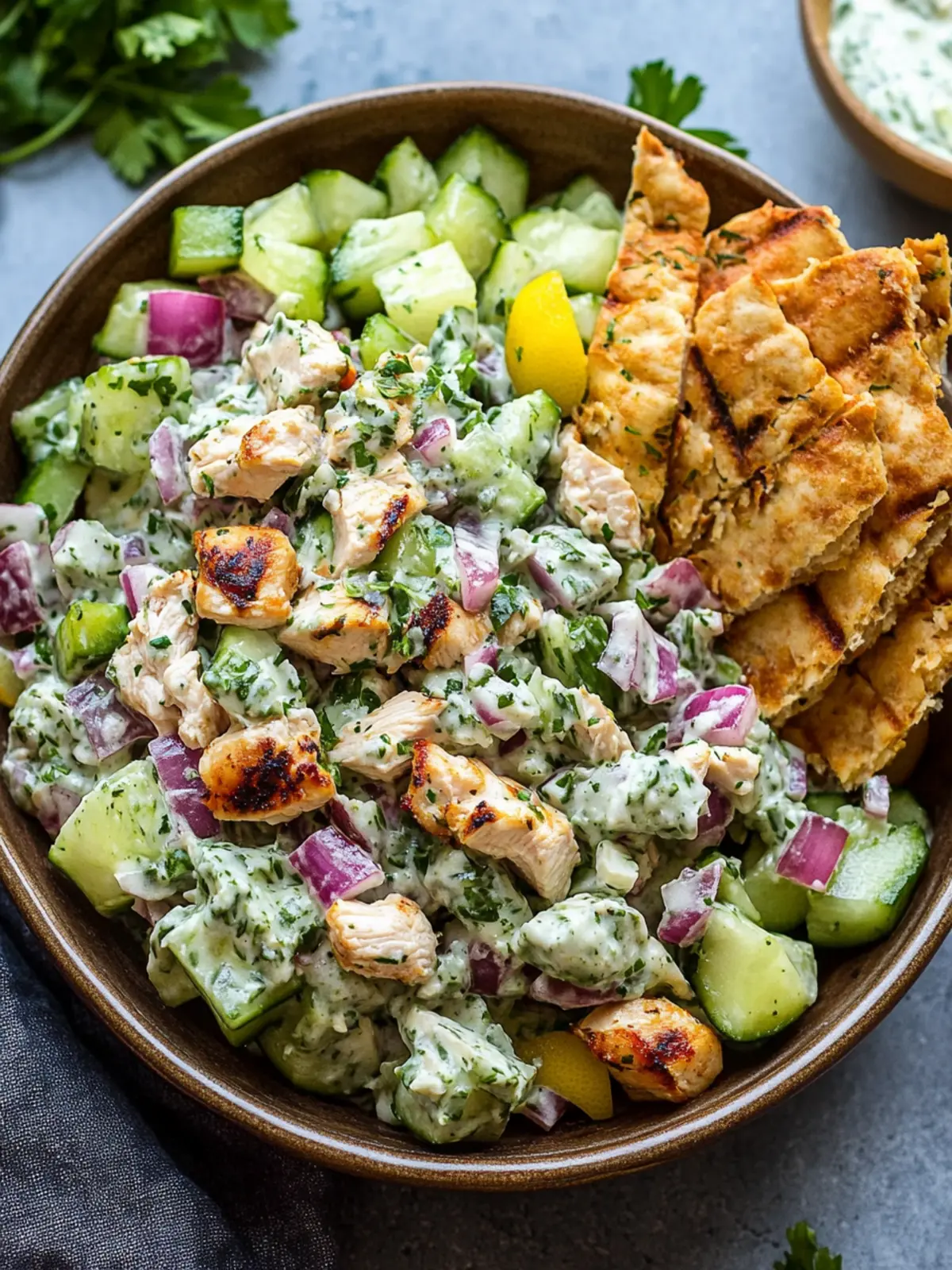 Refreshing Tzatziki Chicken Salad for a Vibrant Meal Upgrade 2 Tzatziki Chicken Salad