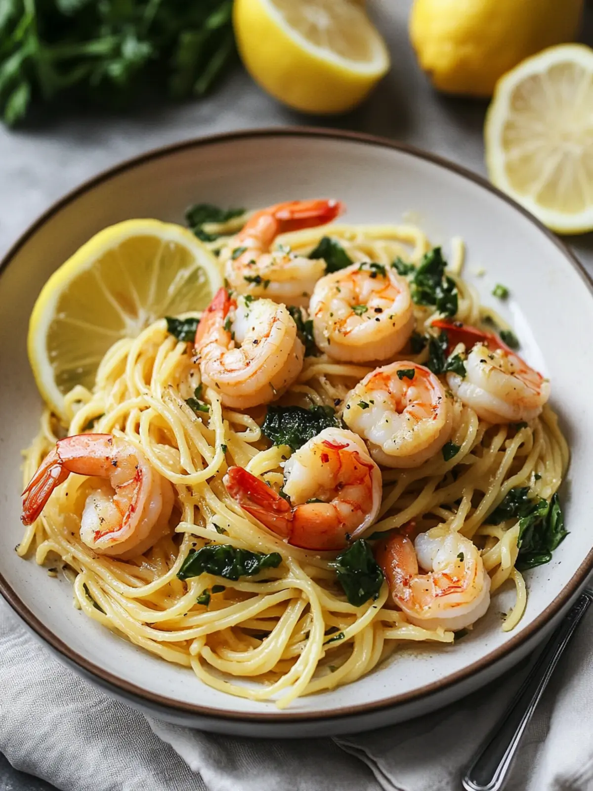 Lemon Garlic Shrimp Pasta – A Quick, Healthy Delight 2 Lemon Garlic Shrimp Pasta