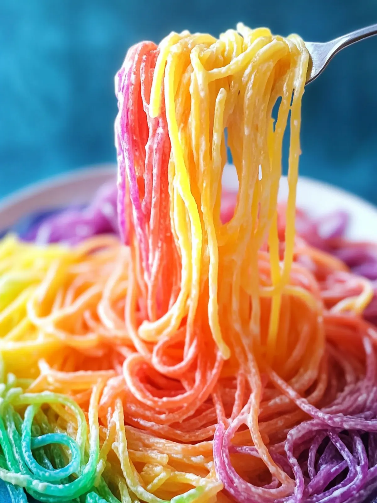 Rainbow Spaghetti: Dazzling Dinner for Colorful Moments 4 Rainbow Spaghetti