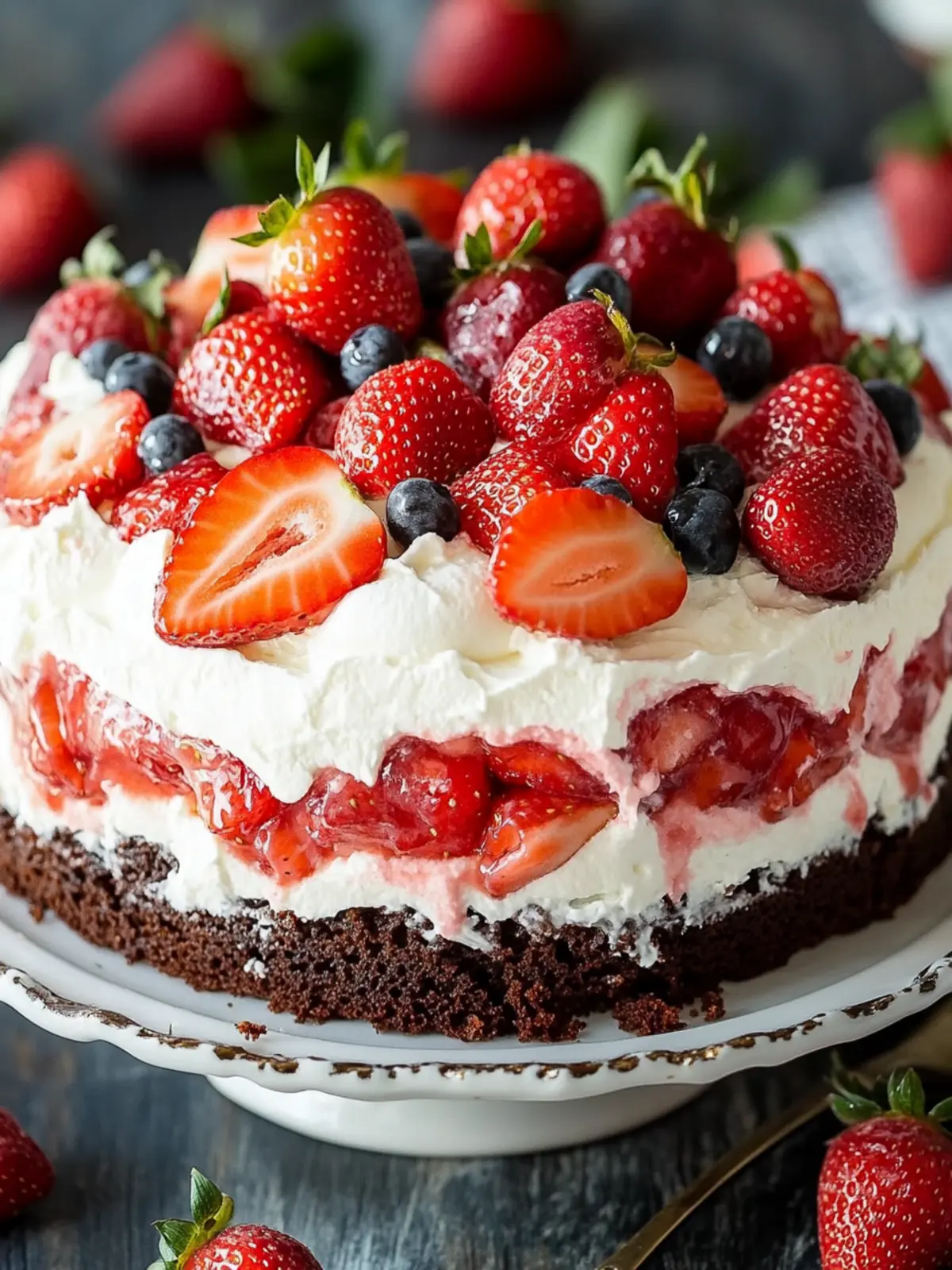 Irresistible Strawberry Earthquake Cake for Your Next Treat 4 Strawberry Earthquake Cake