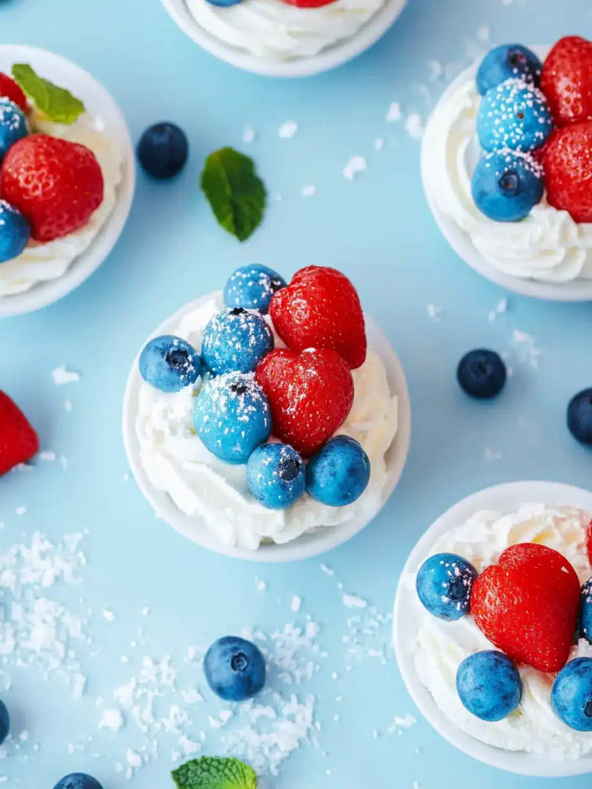 Red White and Blue Desserts: Celebratory Chocolate-Dipped Strawberries 2 Red White and Blue Desserts