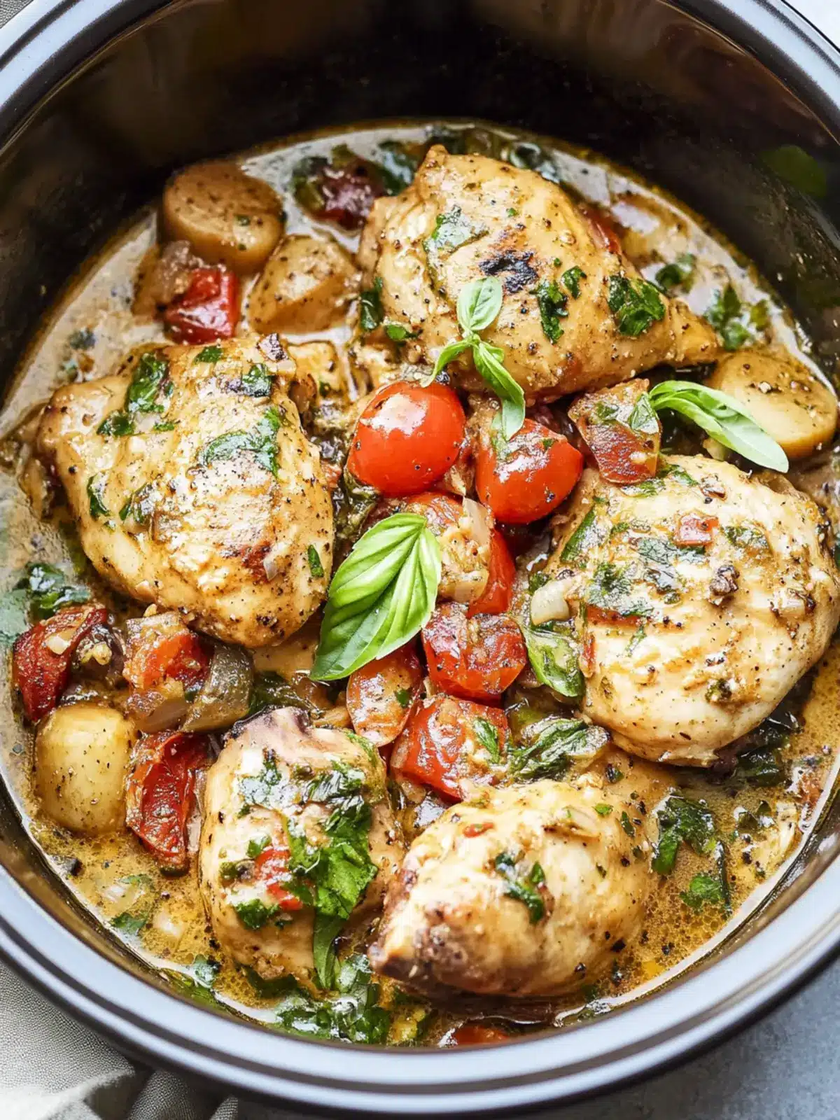 Savory Crock Pot Tuscan Chicken for Effortless Home Cooking 3 Crock Pot Tuscan Chicken