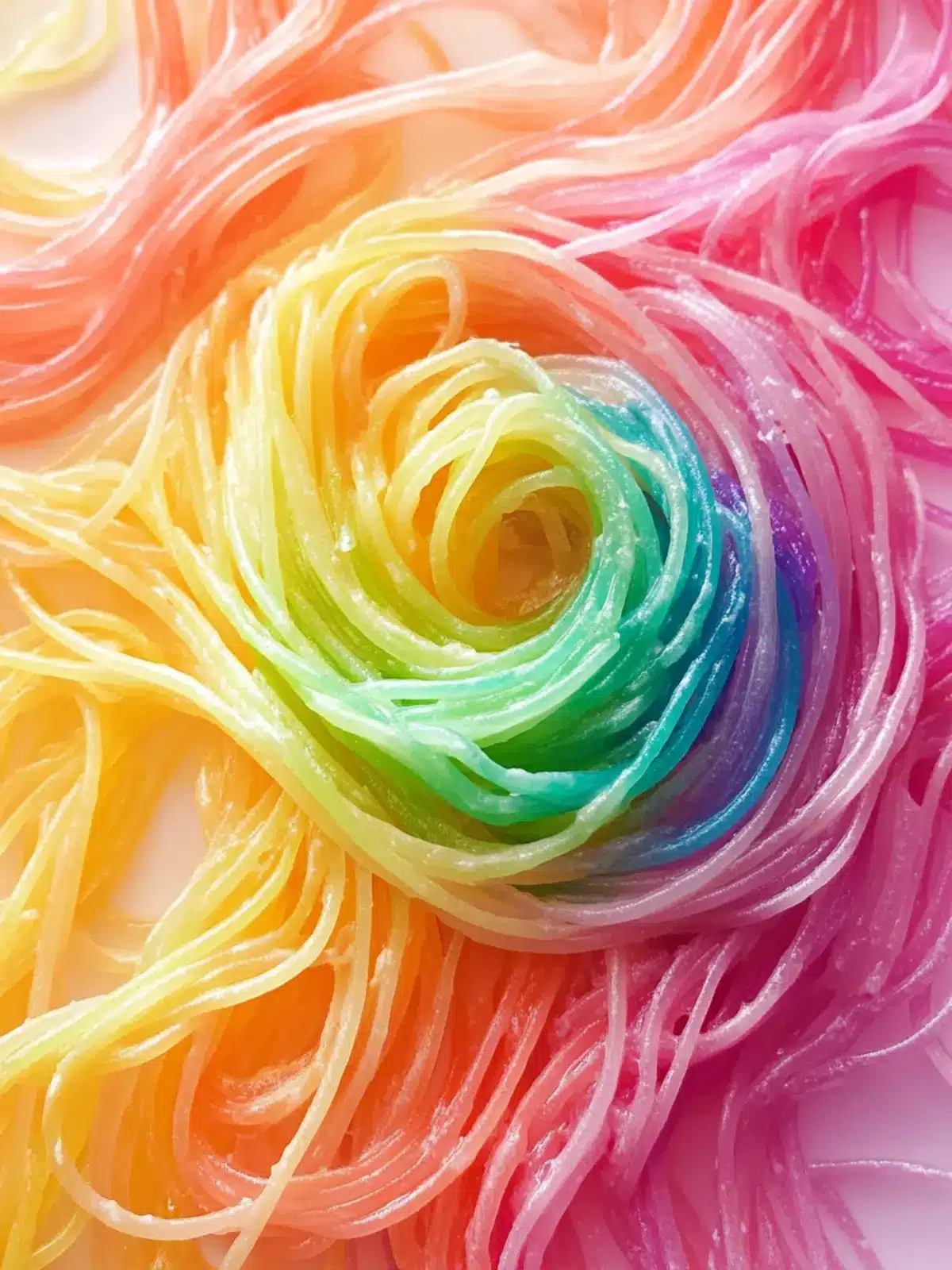 Rainbow Spaghetti: Dazzling Dinner for Colorful Moments 2 Rainbow Spaghetti