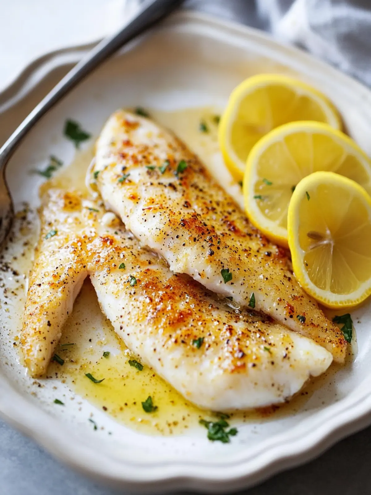 Lemon Butter Baked Tilapia Ready in Just 19 Minutes 5 Lemon Butter Baked Tilapia