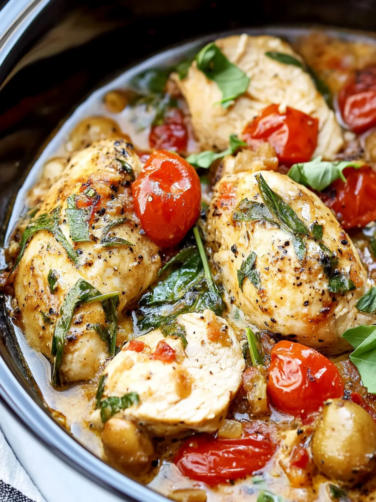 Savory Crock Pot Tuscan Chicken for Effortless Home Cooking 4 Crock Pot Tuscan Chicken