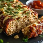 Garlic Parmesan Chicken Meatloaf: Comfort Food Reimagined 3 Garlic Parmesan Chicken Meatloaf