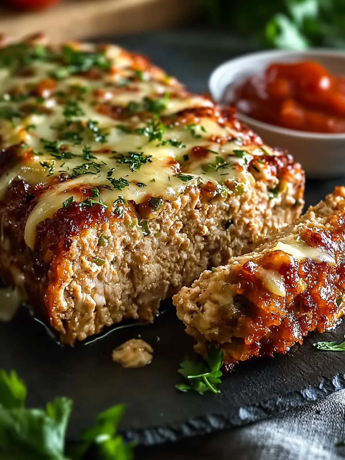 Garlic Parmesan Chicken Meatloaf: Comfort Food Reimagined 5 Garlic Parmesan Chicken Meatloaf