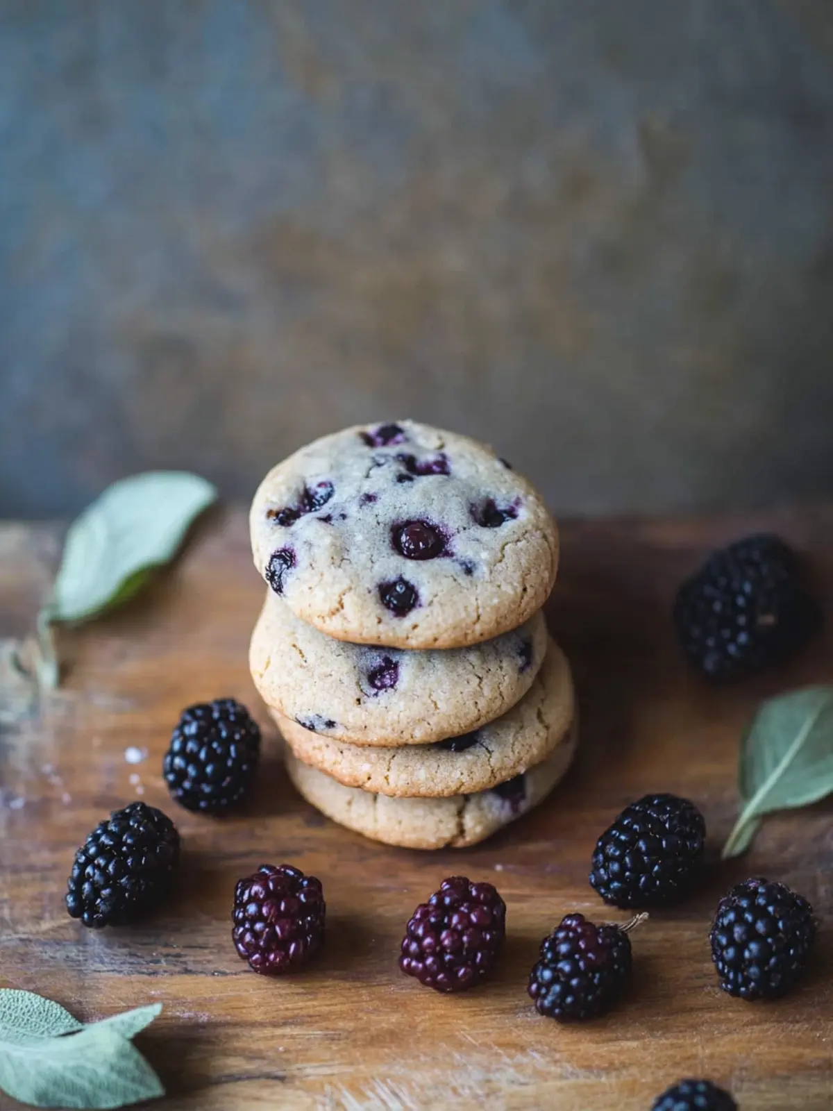Decadent Blackberry Cookies With a Chocolate Surprise 5 Blackberry Cookies