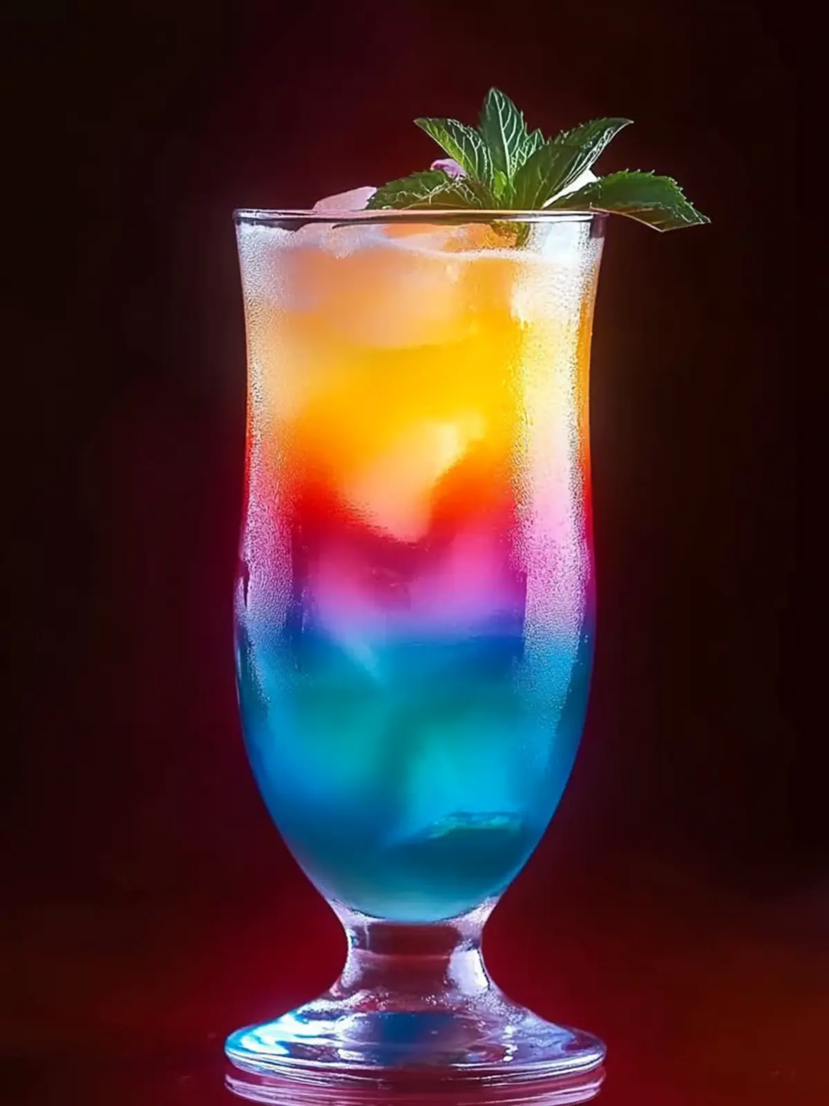 Delightful Rainbow Cocktail: Easy, Layered Party Drink 3 Rainbow Cocktail