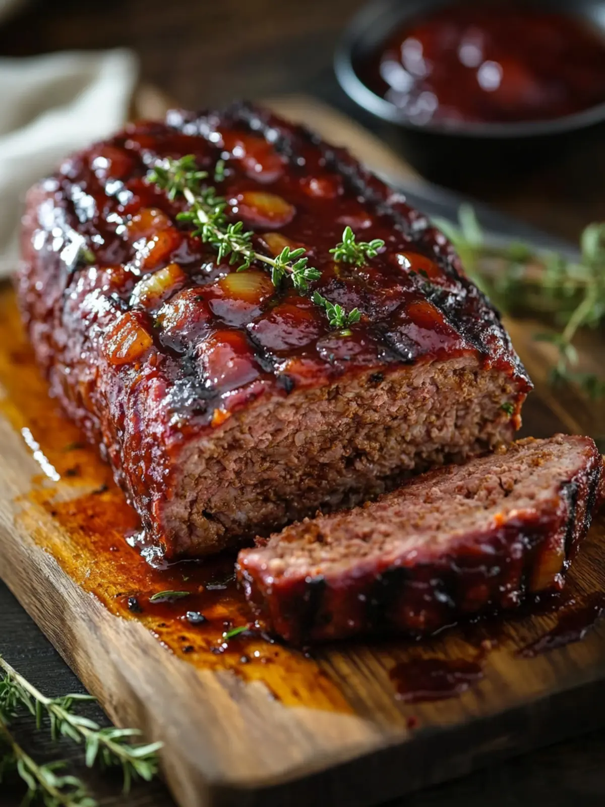 Smoked Meatloaf with Sweet BBQ: Elevate Your Dinner Game 2 Smoked Meatloaf with Sweet BBQ