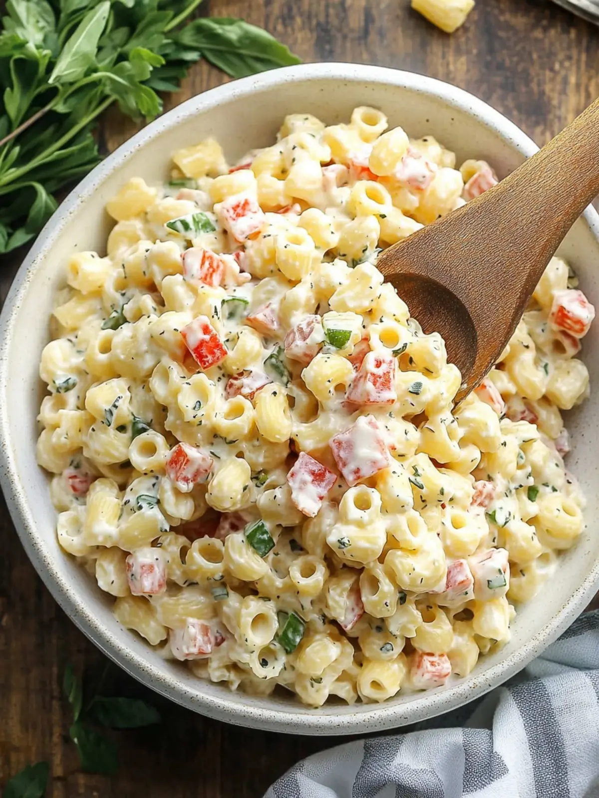 Deliciously Creamy Ditalini Pasta Salad for Perfect Picnics 5 Creamy Ditalini Pasta Salad