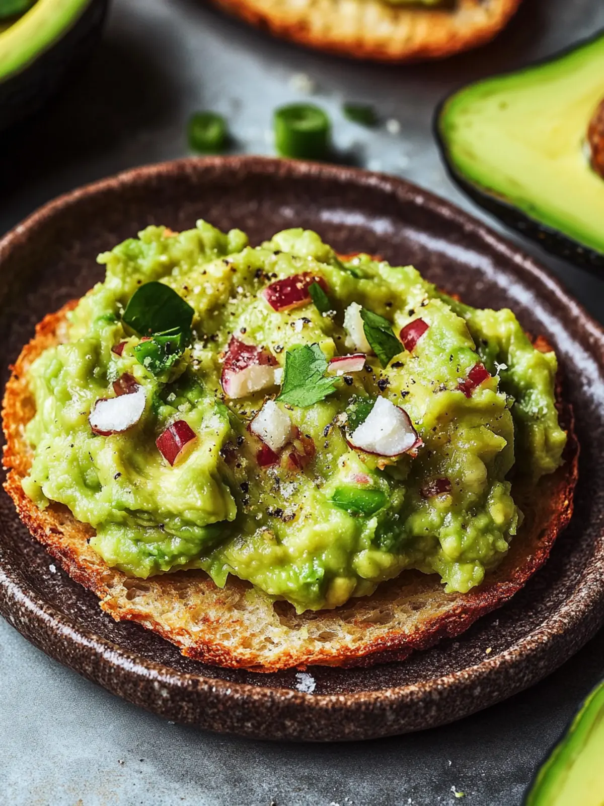 Spicy Smashed Avocado Bliss on Crispy Hash Brown Toasts 5 Spicy Smashed Avocado