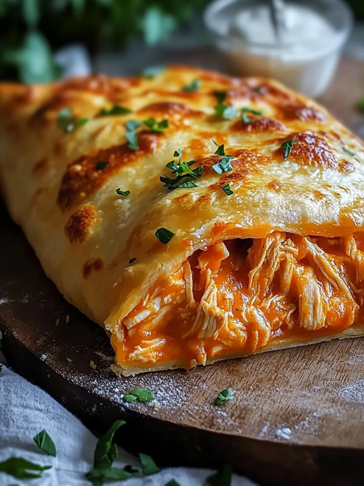 Buffalo Chicken Calzone: Easy Spicy Comfort Food Delight 3 Buffalo Chicken Calzone