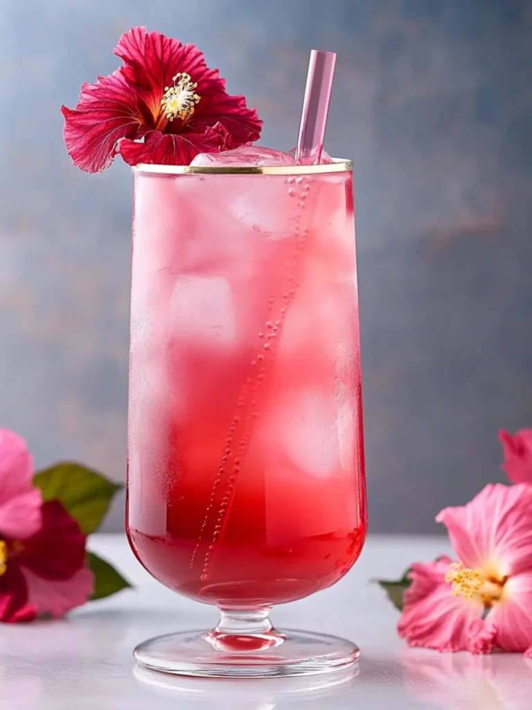 hibiscus mocktail