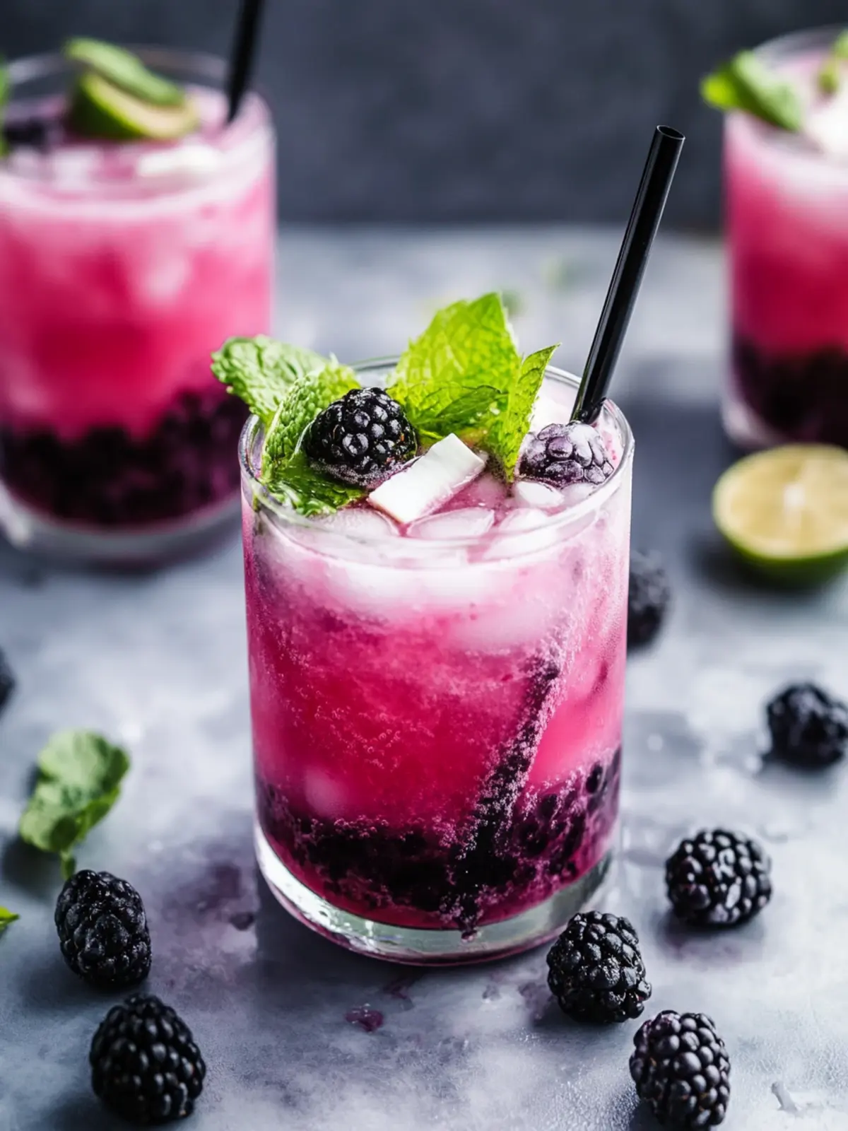 Sip on Summer Bliss with a Creamy Blackberry Coconut Mojito 3 Creamy Blackberry Coconut Mojito