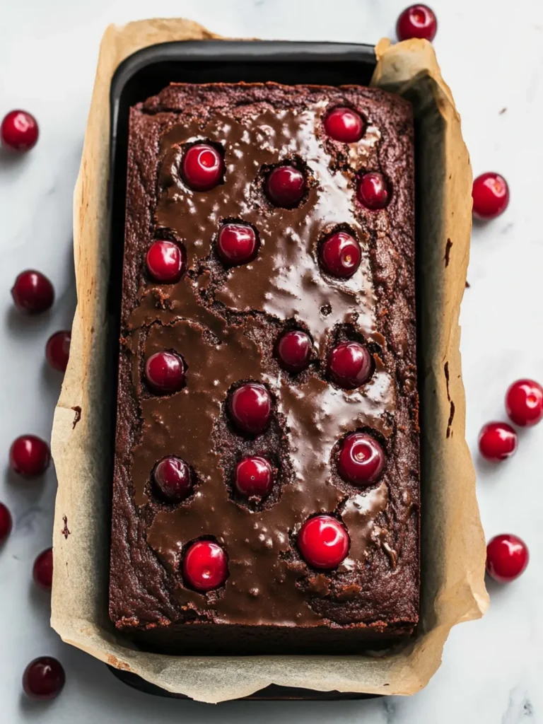 Cherry Brownie Bread