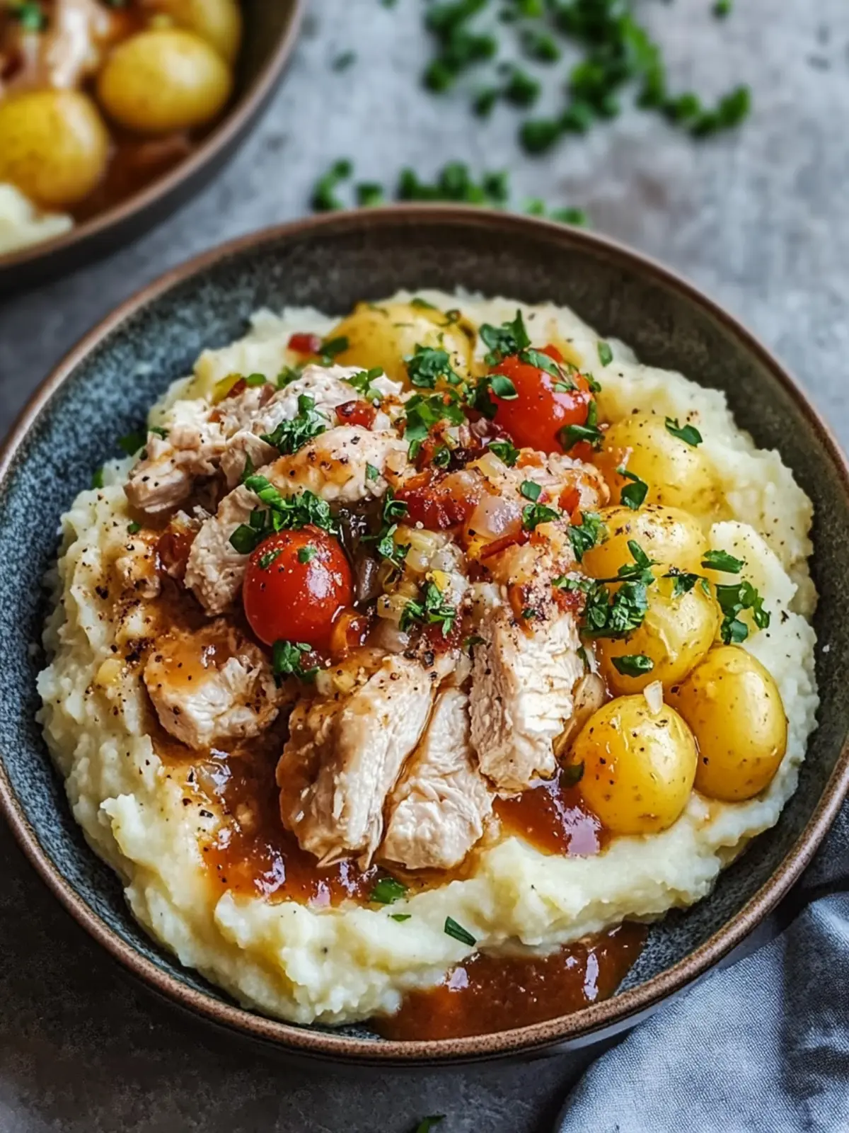 Juicy Chicken Mashed Potato Bowls for Ultimate Comfort Food 3 Chicken Mashed Potato Bowls