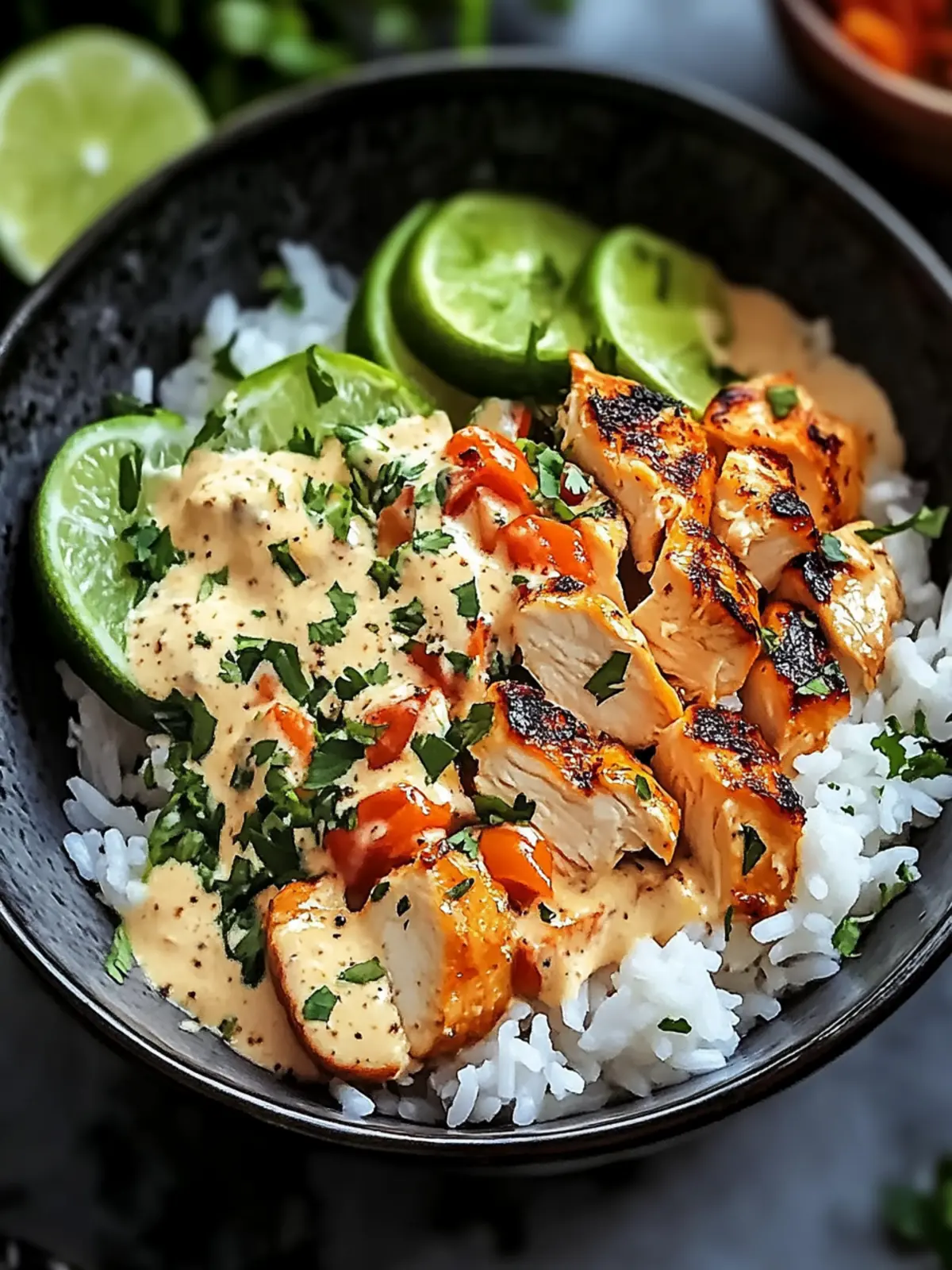 Delicious Coconut Chicken Rice Bowl in Under 30 Minutes 3 Coconut Chicken Rice Bowl