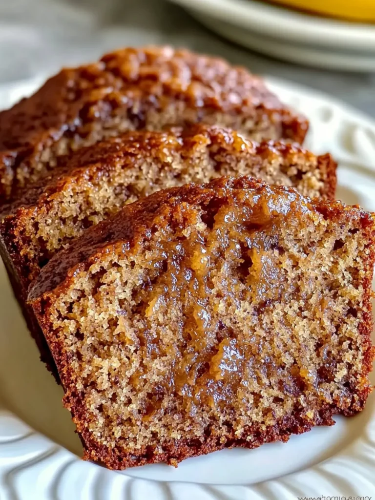 Oil Based Banana Bread